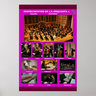 instrumente inszeniert I Instruments Orchestra I Poster