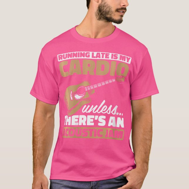 Instrumentengitarrist für Frauen - Akustische Gita T-Shirt (Vorderseite)