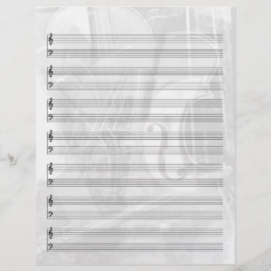 Instrumentenpapier in Silber Flyer