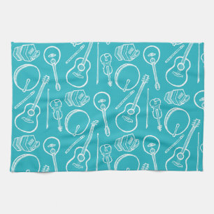 Instruments de musique irlandais Serviette de cuis
