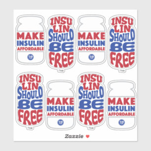 Insulin-Aufkleber-Satz Aufkleber