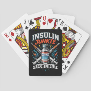 Insulin-Junkie fürs Leben Spielkarten