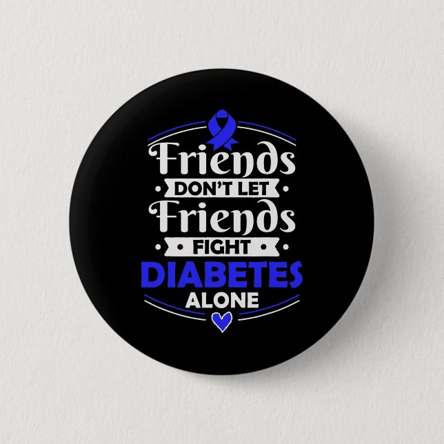 Insulinabhängiger Diabetes Survivor - T1d Awarenes Button (Vorderseite)