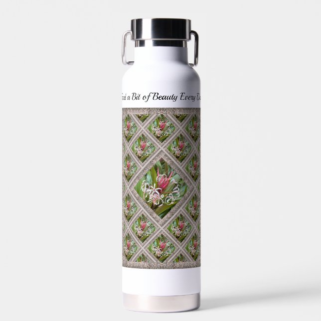 Insulinflasche mit Spider-Lilien Trinkflasche (Vorne)