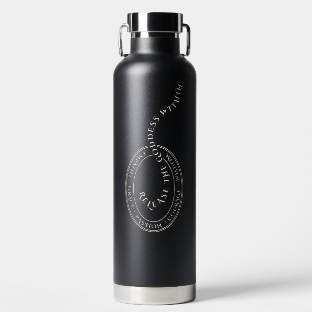 Insulter-Goddess-Kaffee Trinkflasche (Vorderseite)
