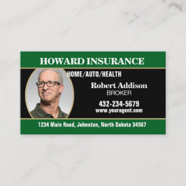 Insurance Agent or Any Company Visitenkarte