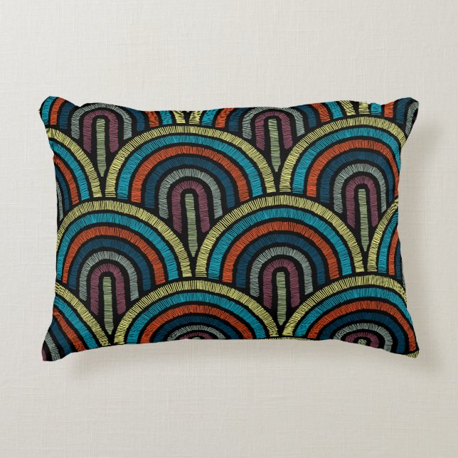 intage Art Deco Dekokissen (Vorderseite)