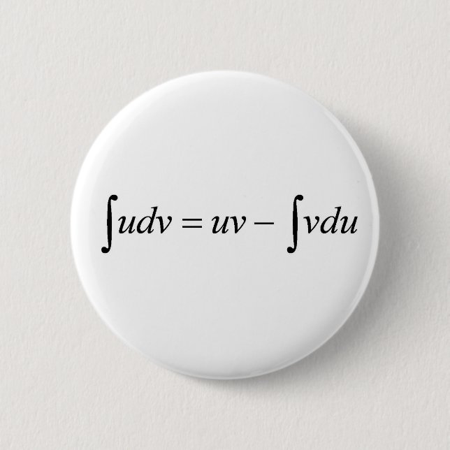 Integrales Kalkül Button (Vorderseite)