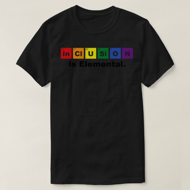 Integration ist elementarer Baseball T-Shirt (Design vorne)