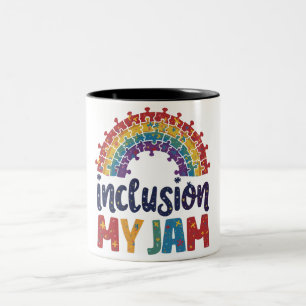 Integration ist mein Jam Zweifarbige Tasse