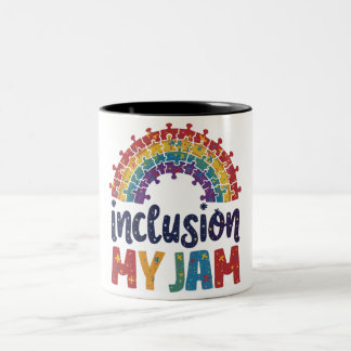 Integration ist mein Jam Zweifarbige Tasse