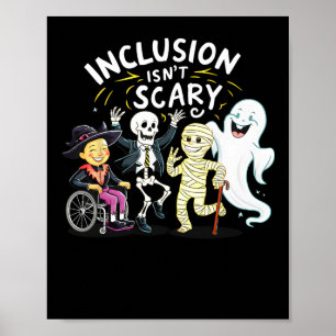 Integration ist nicht Beängstigend Lehrer Skeletto Poster