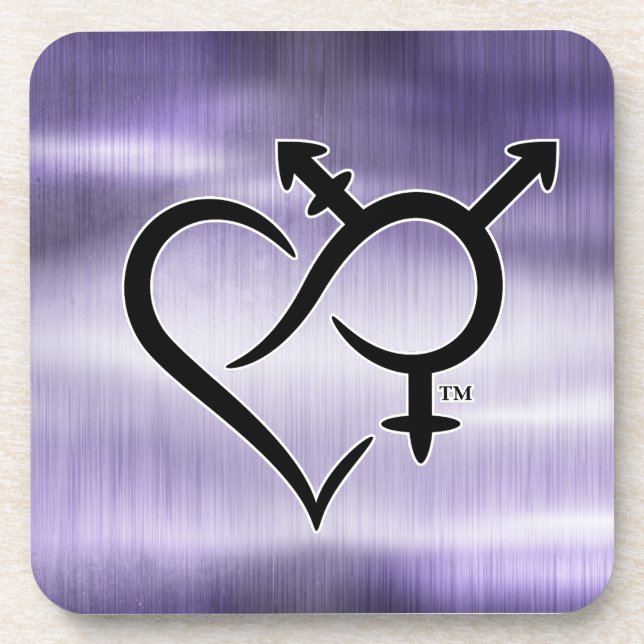 Integration und Liebe Getränkeuntersetzer (Vorderseite)