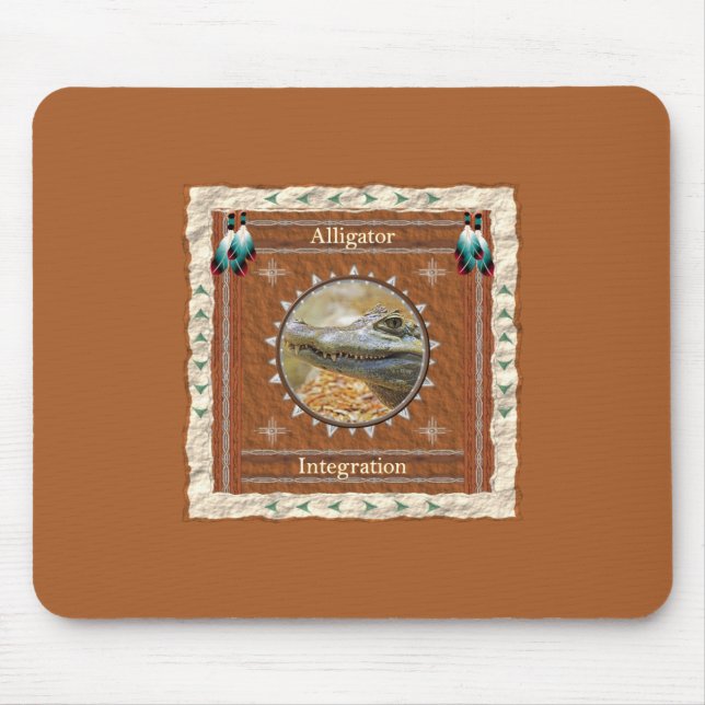 Integration von Alligatoren - Mousepad (Vorne)