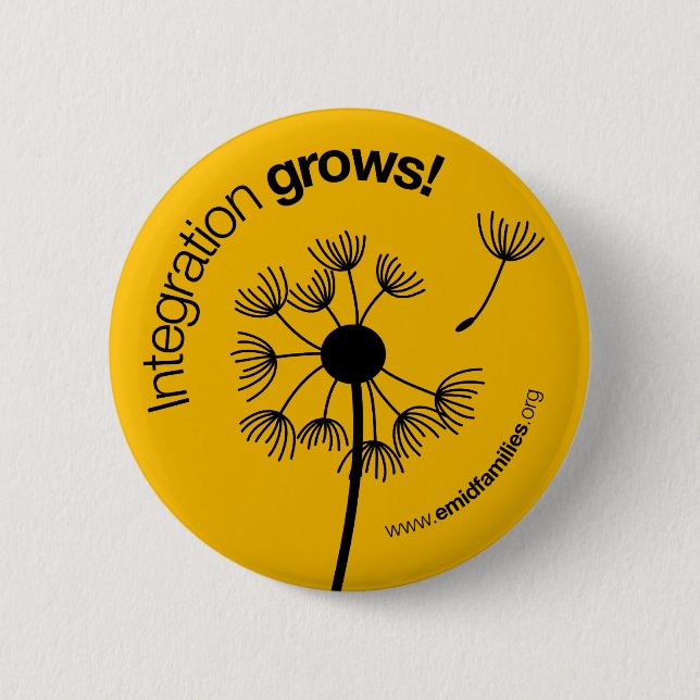 Integration wächst Knopf Button (Vorderseite)