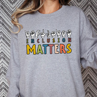 Integrationsfragen ASL, Sensibilisierung für Autis Sweatshirt