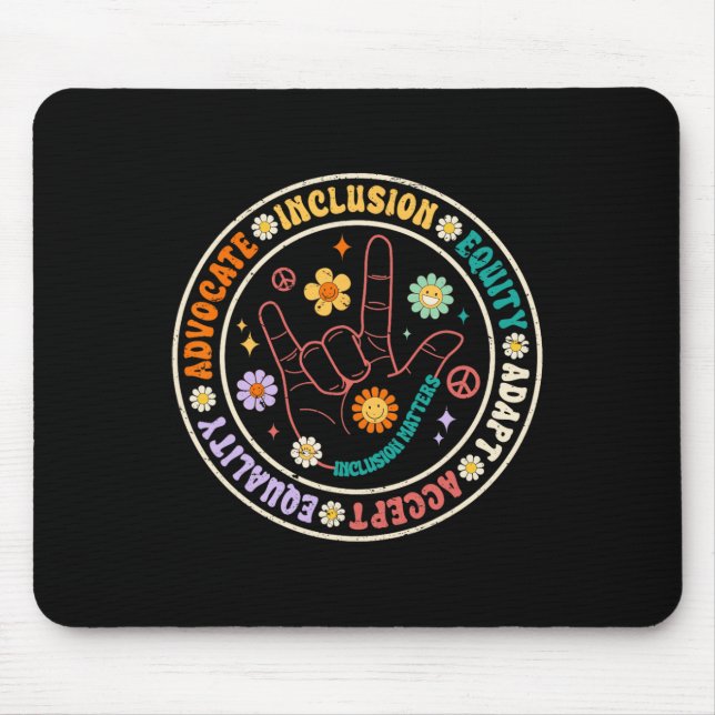 Integrationsprobleme Autismus Aufklärung Sondererz Mousepad (Vorne)