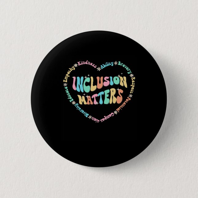 Integrationsprobleme Autismus Bewusstseinsbildung  Button (Vorderseite)