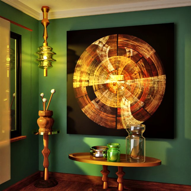 Integrität Abstrakte Kunstgewerbe Leinwand (Integrity Abstract Art Wrapped Canvas Print)