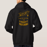 Integrität mit Kapuze