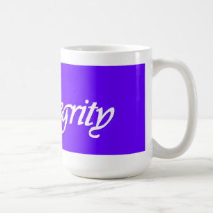 Integrität - persönliche Fortschritts-Wert-Tasse Kaffeetasse