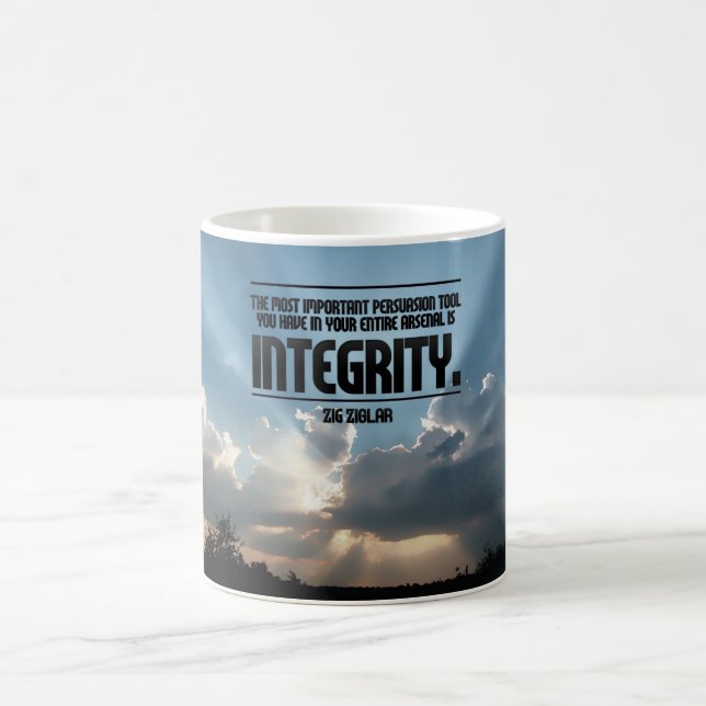 Integritäts-Inspirational Tasse (Mittel)