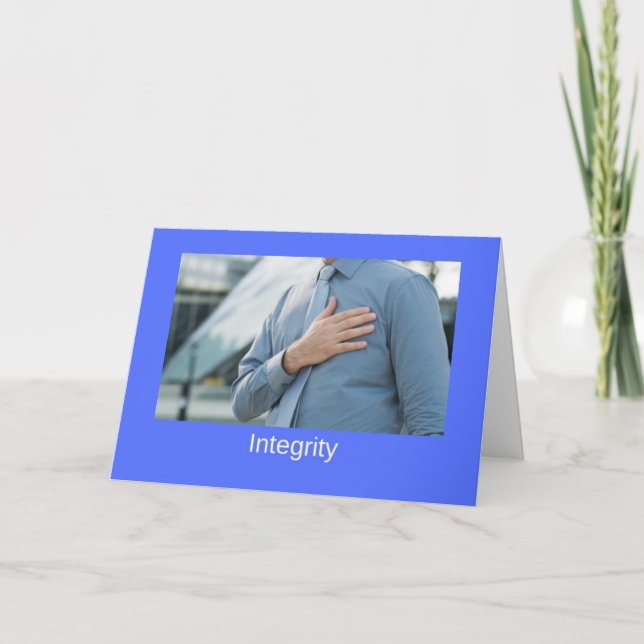 Integritäts-Karte Karte (Vorderseite)