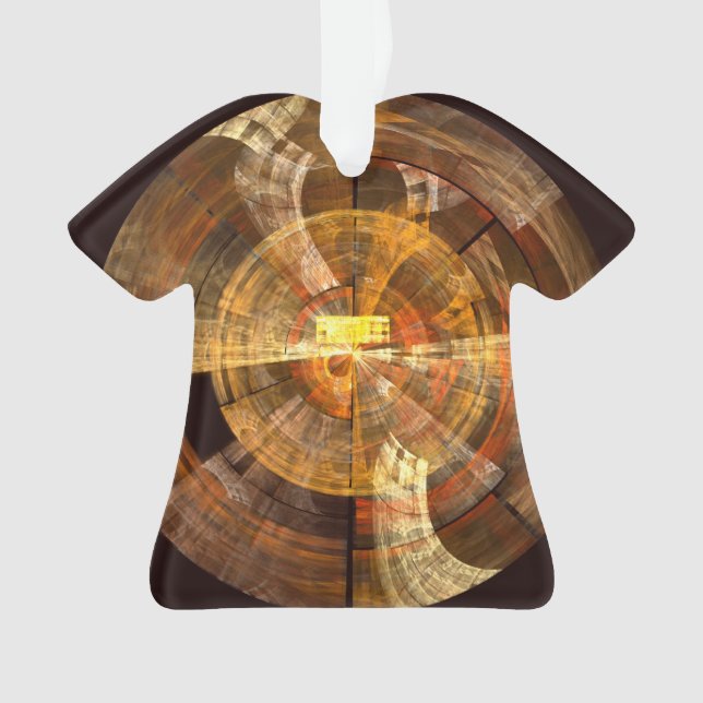 Integrity Abstrakt Art Acrylic Shirt Ornament (Vorderseite)