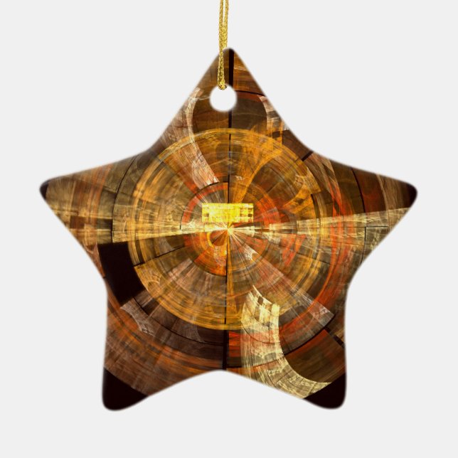Integrity Abstrakt Art Star Ornament (Vorne)