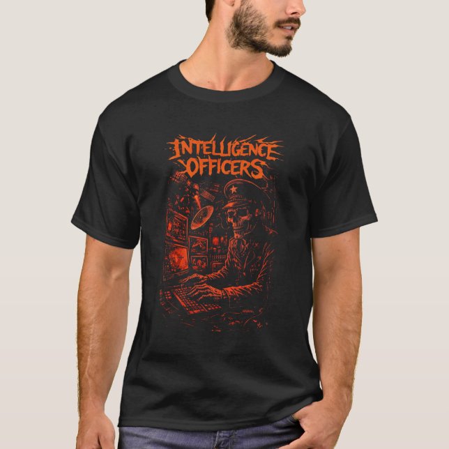 Intelligence Officers – Satellite Signal Monitorin T-Shirt (Vorderseite)
