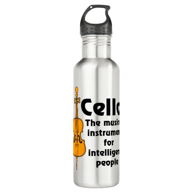 Intelligent Cello Edelstahlflasche (Vorderseite)