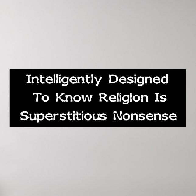 Intelligent entwickelt poster (Vorne)