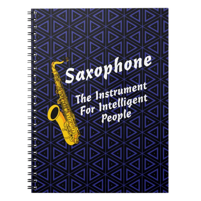 Intelligent Saxophon Notizblock (Vorderseite)