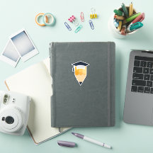 Intelligente Abschlussmütze und Bleistift