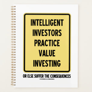 Intelligente Anleger setzen Wert in Investitionen Planer