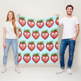 Intelligente Erdbeere Fleecedecke