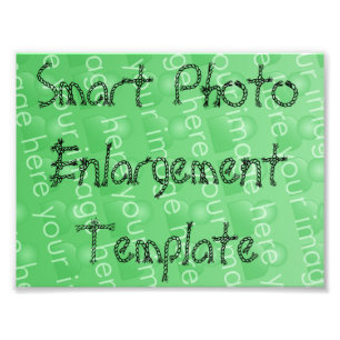 Intelligente Foto-Erweiterungs-Schablone Fotodruck
