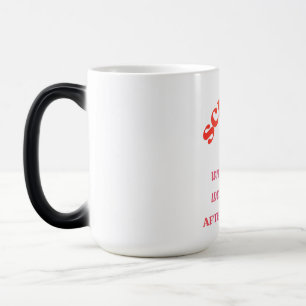 Intelligente Ideen beginnen nach dem Kaffee –Lehre Verwandlungstasse