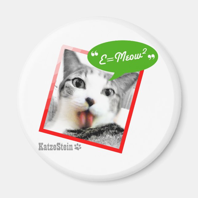 intelligente Katze Magnet (Vorne)