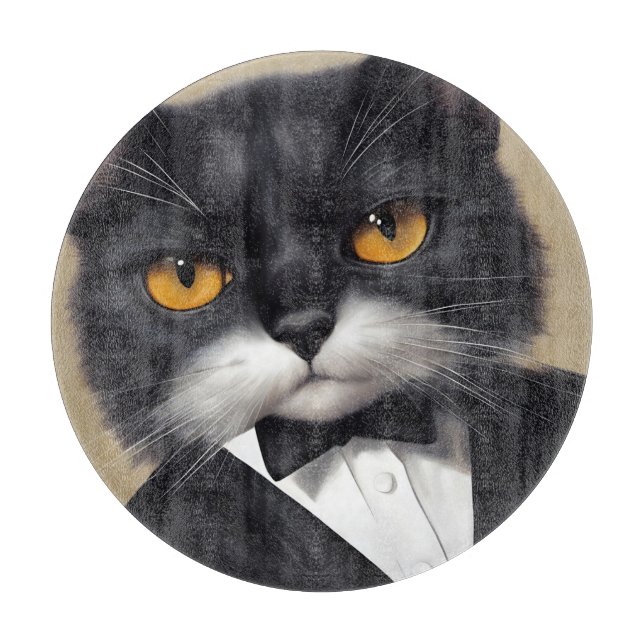Intelligente Katze Schneidebrett (Vorderseite)