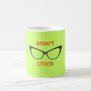 Intelligente Küken-Aussenseiter-Brillen Kaffeetasse