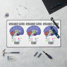 Intelligente Materie im anatomischen Gehirn Spaß Schreibtischunterlage