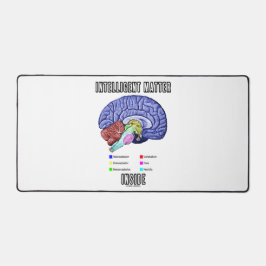 Intelligente Materie im anatomischen Gehirn Spaß Schreibtischunterlage