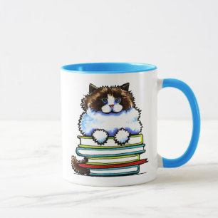 Intelligente Ragdoll Miezekatze-Bücher Tasse