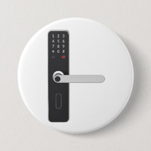 Intelligente Türverriegelung mit integrierter Tast Button