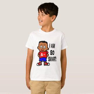 Intelligenter afrikanischer amerikanischer T-Shirt