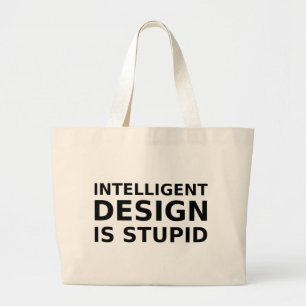 Intelligenter Entwurf ist dumm Jumbo Stoffbeutel