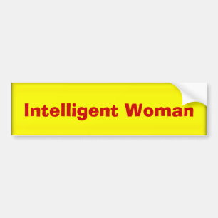 Intelligenter Frauen-Autoaufkleber Autoaufkleber