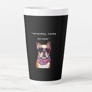 Intelligenter Hund mit Brille – Lustiger Nerd-Welp Milchtasse