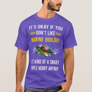 Intelligenter Meeresbiologe Hobby T-Shirt